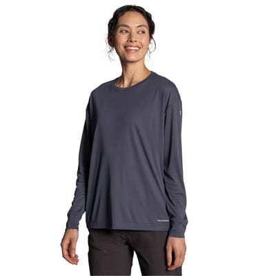 Craghoppers Dames Nosilife Langsleeve T-Shirt (Anthraciet)