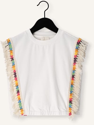 Ai&Ko Rhode Vis 135 G Tops & T-shirts Meisjes - Shirt - Wit - Maat 164