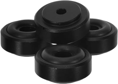 Speaker Isolatievoetjes - Antivibratie Pads - Audio Verbeteren - Volledig Metalen Constructie - 4 Stuks - Zwart