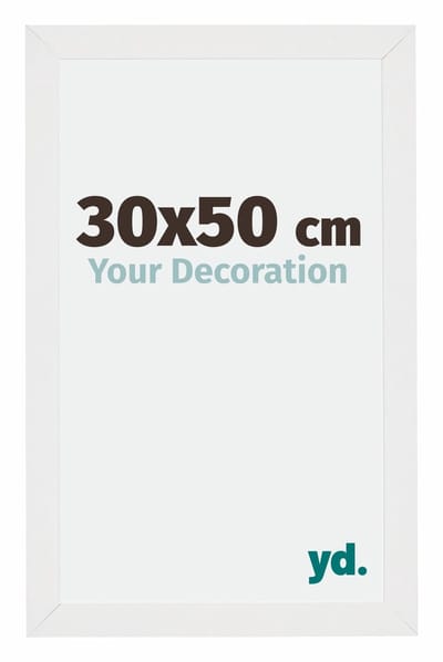 Your Decoration - Fotolijst 30x50 cm - MDF - Wit Hoogglans - Mura