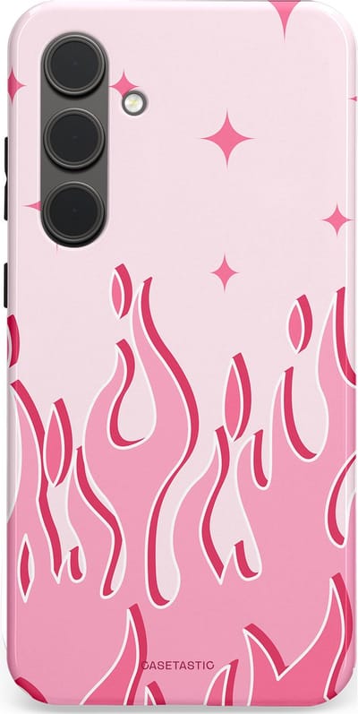 Casetastic Hoesje Geschikt voor Samsung S24 Plus - Stijlvolle Beschermende Duo-layer Case - Twinkelvuur