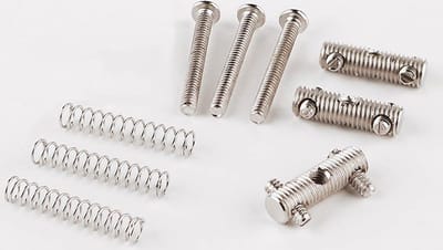 Brugzadel, Vintage Tele, threaded, chroom, set of 3