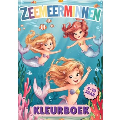 Kleurboek Kinderen: Zeemeerminnen - Kleurboek Shop