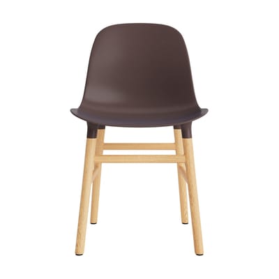 Normann Copenhagen Form stoel met houten frame - NormannCopenhagenFormBrown - eiken