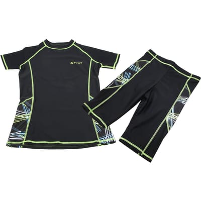 Zwemshirt met Korte Mouwen met Short 2 Delen Zomer Surfen Duikpak voor MannenXXL