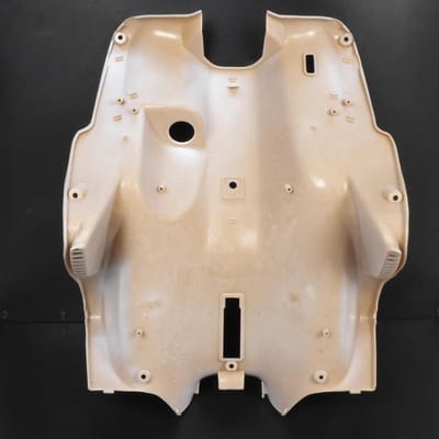 p2r achterschort voor yamaha 50 aerox scooter 1997-2012 glanzend wit nieuw