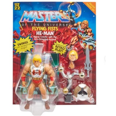 Masters of the Universe Origins Flying Fist He-Man Deluxe