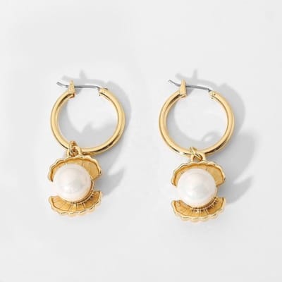 Hoepeloorbellen met Glanzende Parel – Luxe & Elegant | Twinolo