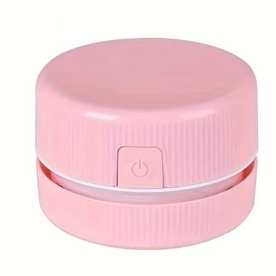 MINI Bureau Stofzuiger - Kruimelduif - Roze