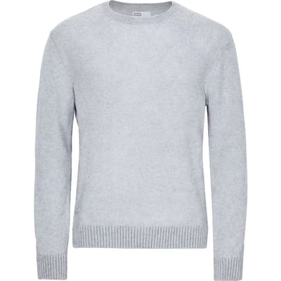 Merino wol ronde hals trui Colorful Standard Classic Snow Melange