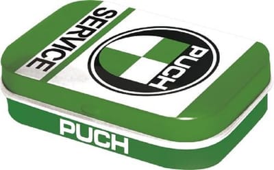 Puch Service. Mintboxje 4 x 6 x 1,6 cm.