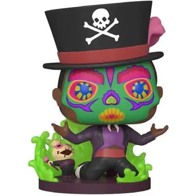 Funko The Princess And The Frog - Disney: Villains POP! Sugar Skull Facilier With Base Special Edition 9 cm Verzamelfiguur - Multicolours