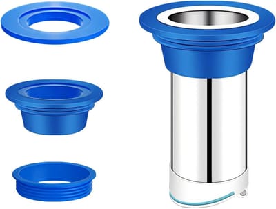 Vloerafvoer Kern - Doucheputje Klep - Geur Verstopping Voorkomen - Roestvrij Staal 304 - 32mm - Blauw