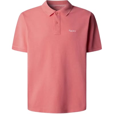 Pepe Jeans Oscar Korte Mouw Poloshirt Oranje S Man