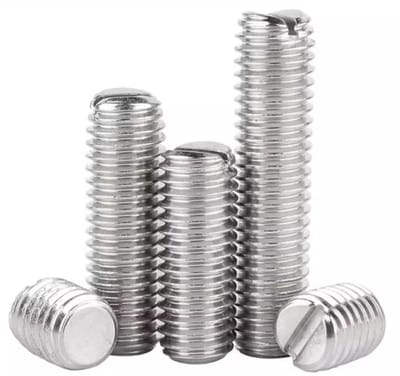 Cosensi- Stelschroeven M6 x 6 mm - Roestvrij Staal - Draadpennen - Machineschroeven - Sleuf - 10 Stuks - Draadpen