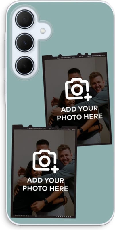 Gepersonaliseerd - Case Company® - Hoesje geschikt voor Samsung Galaxy A35 hoesje - Polaroid Zwart - Soft Cover Telefoonhoesje - Bescherming aan alle Kanten en Schermrand