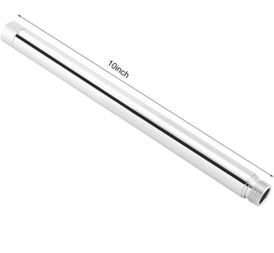 Dailygoody - Verlengstuk Douchearm - 30 cm - Duurzaam en Elegant - 10 Inch - Verlengbuis voor Douchekop - Geschikt voor alle douchekoppen