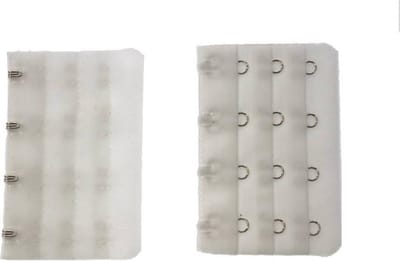 CHPN -BH verlengen - BH verlengstukje - BH band verlengen - Wit - 4haaks - Elastisch - Universeel - BH - BH accessoire - Te strakke BH - 2stuks