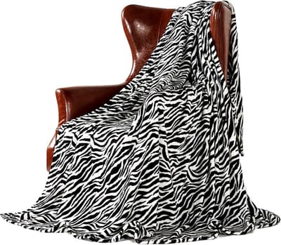 Oversized Fleece Plaid Deken 150x230 cm Zacht en Kleurrijk Decoratief Bank of Stoel