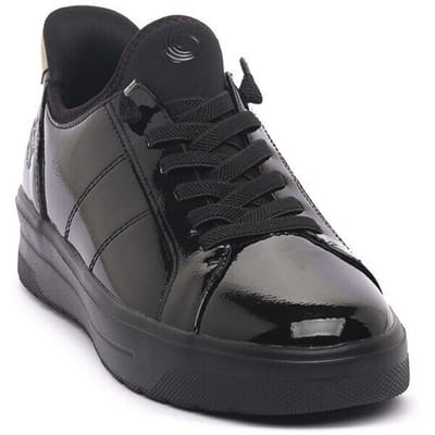 Jana Step-In Dames Instapper - 23764-018 Zwart Lak - Wijdte H - Maat 37