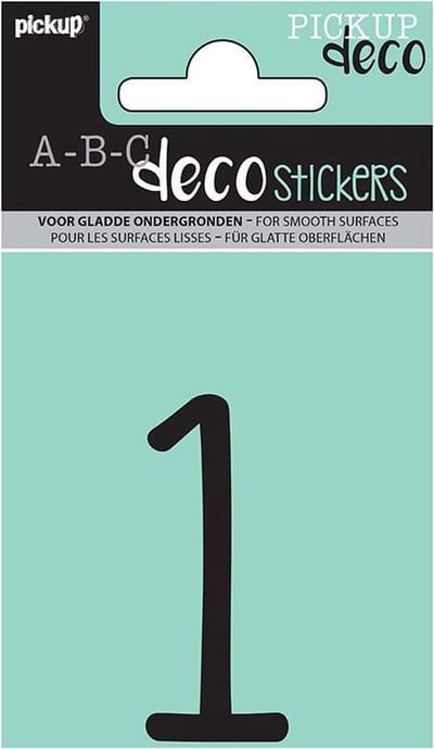 Pickup Decocijfer Mila 60 mm - zwart 1