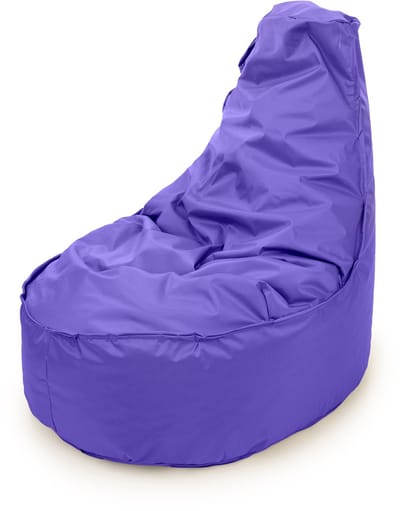 Drop & Sit - zitzak/stoel - robuust nylon - paars - Noa JR voor kinderen - voor binnen en buiten - 55 x 75 - 100 Liter