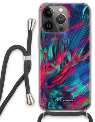 Case Company® - Hoesje met koord geschikt voor iPhone 13 Pro hoesje met Koord - Pilgrims Of The Sea - Telefoonhoesje met Zwart Koord - Bescherming aan alle Kanten en Over de Schermrand