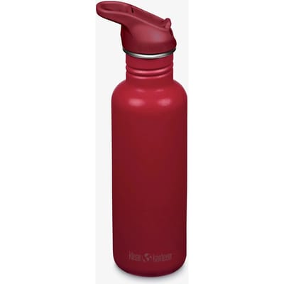 Klean Kanteen Drinkfles Classic 800 ml met Sportdop - Drinkfles - Garnet Rood