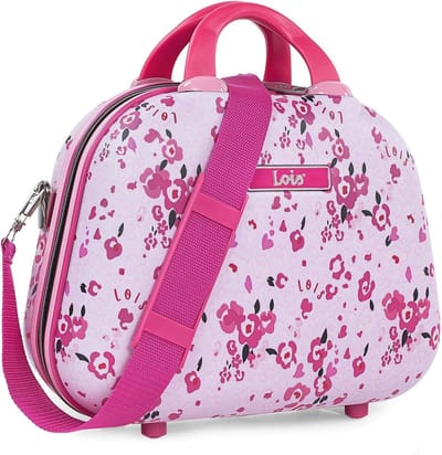 Toilettas en Make-up Organizer - Duurzame en Lichtgewicht Schoonheidskoffer voor Vrouwen - Hard Shell Cosmetische Case in Fuchsia