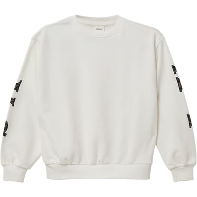 s.Oliver Sweatshirts Offwhite Größe: 146/152 | Sportbekleidung Outlet | Unisex | Weiß