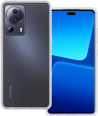 Hoesje Geschikt voor Xiaomi 13 Lite - Sterk & Shockproof - Hoes Cover - Siliconen Case - Transparant