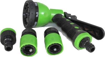 Tuinsproeierset - Tuinspuit - Tuin water geven - 7 sproeifuncties - 1/2 inch - Grijs