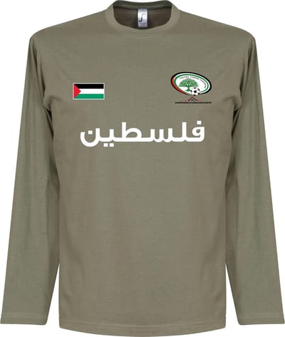 Palestina Football Longsleeve T-Shirt - L