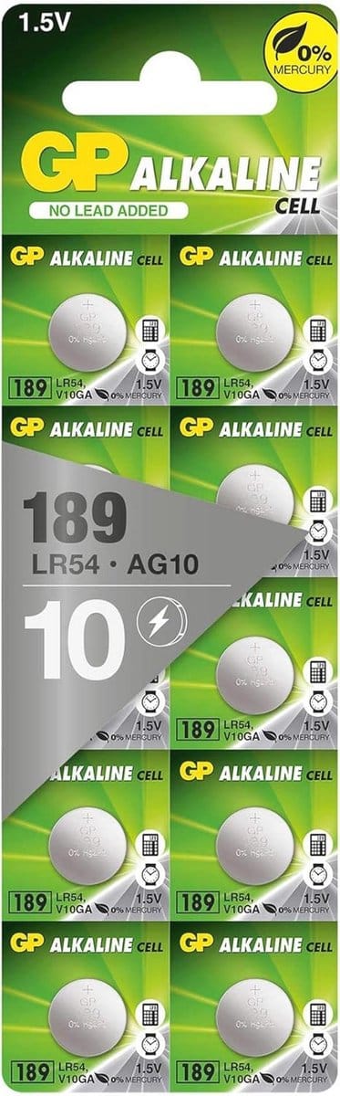 Buttoncel LR1130 - Alkaline - 10 Stuks - Duurzaam en kwikvrij voor muziekdozen - ShopVlot