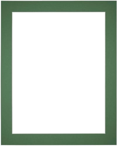 Passe-Partout Fotomaat 18x24 cm - Lijstmaat 24x32 cm - Groen Bos - Museumkarton - Fotolijst niet inbegrepen
