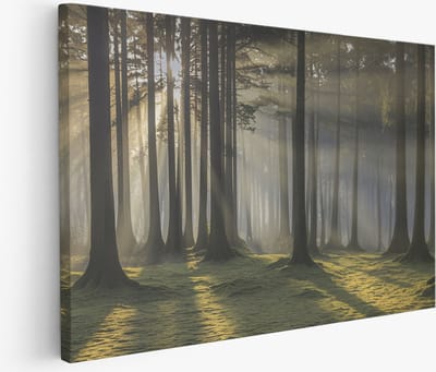 Saammp Muurcirkel Hout - Paarden in het water met zonsondergang - Natuur - Dieren - Ø 90 - Wandcirkel - Wanddecoratie Cirkel - Muurdecoratie Woonkamer - Slaapkamer decoratie - Rond Schilderij