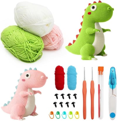 Haakset voor Beginners - Complete Starter Kit met Amigurumi Dieren, Stap-voor-Stap Video Tutorials en Haakgaren voor Kinderen en Volwassenen