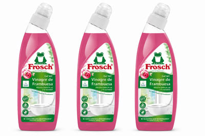 3 x Frosch Toiletreiniger Framboos & Azijn 750 ml - Verwijdert Kalk & Urinesteen - Vegan - Ecologisch - Zonder Microplastics