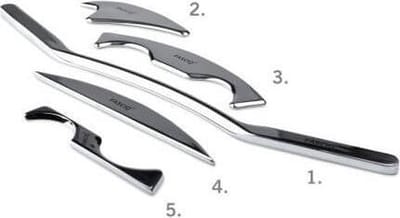 FASCIQ® Set large – 5 zware IASTM Tools. Instrument voor fasciebehandeling en bindweefselmassage