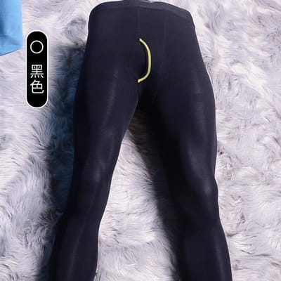 Herfst/Winter Strak Warm Hoge Elasticiteit Sexy Fluweel Panty Kousen Heren Grote Maten Verticale Opening Negen Punten Leggings US0P m Size 90kg Socks gray
