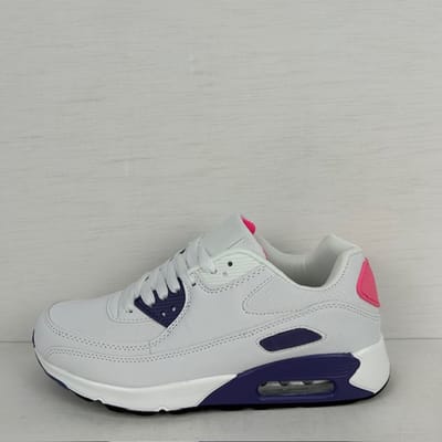 Leuke air sneakers wit paars Wit / 36