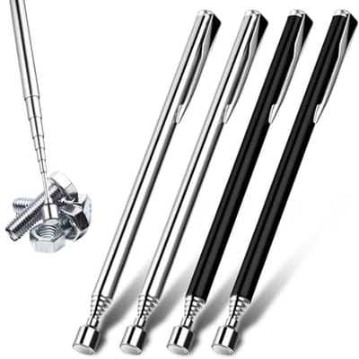Uitschuifbare Telescopische Pick Up Tool - 4 Stuks Antislip Grabber Gereedschap voor Autoreparatie en Garage