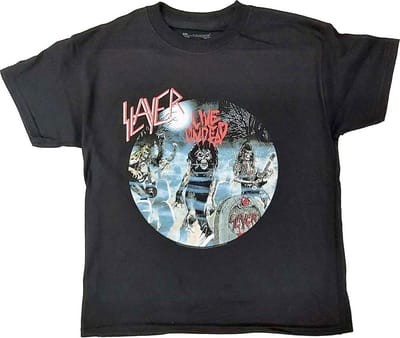 Slayer - Live Undead Kinder T-shirt - Kids tm 10 jaar - Zwart