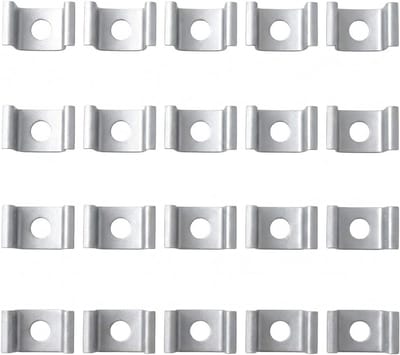 20 Stuks U-vormige metalen bevestigingsclips voor remleidingen en brandstofslangen - Vervangingsonderdelen voor optimale veiligheid en prestaties