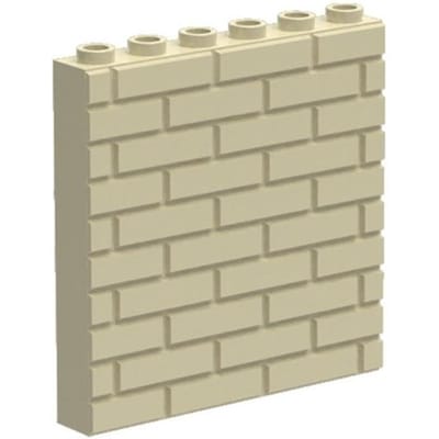 MOC 1 STUKS 98283W 15533W 1x6x5 Muur Bouwstenen 59349 Speciaal Paneel Onderdeel Stenen Werkt Met Deeltjes Assembly Speelgoed Kinder Cadeau