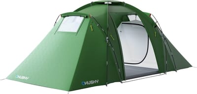 Husky Familietent Boston Dural Polyester - Groen - 4 Persoons