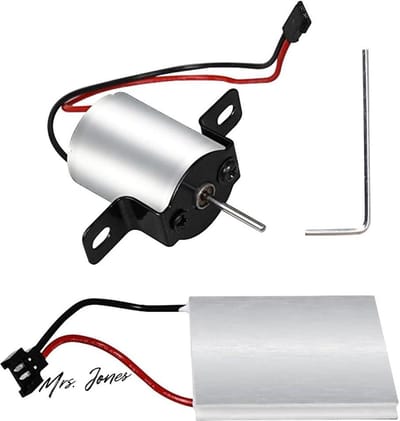 Mrs. Jones Open haard ventilatormotor stroomopwekking-blad warmte aangedreven kachelventilator houtkachel accessoires-Aangedreven ventilator. .