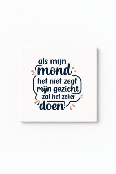 Tegel met Uniek Design | Ontwerp Jouw Eigen Tegel | Handgemaakt Cadeau voor Elk Interieur | Gepersonaliseerd op Aanvraag | Enkel of Grote Bestelling
