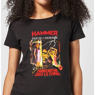 Hammer Horror Frankenstein Crea La Femme Women's T-Shirt - Black - 3XL