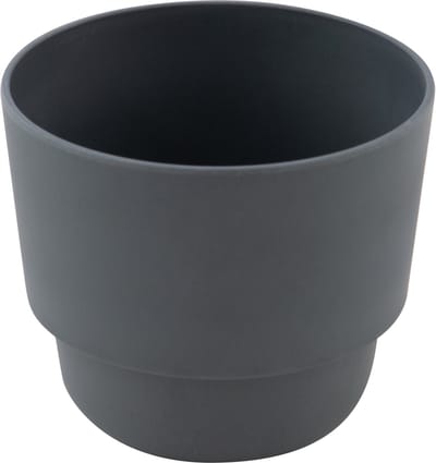 Point-Virgule kruidenpot uit bamboevezel donkergrijs by MF Ø 13.7cm H 11.8cm